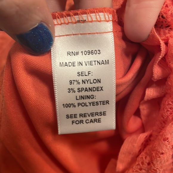 Coral Pink Rabbit Rabbit Rabbit dress - Picture 4 of 4